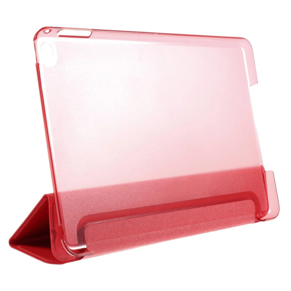 Tri-fold Smart Leather Tablet Case Cover for iPad mini 4 - Red - 3