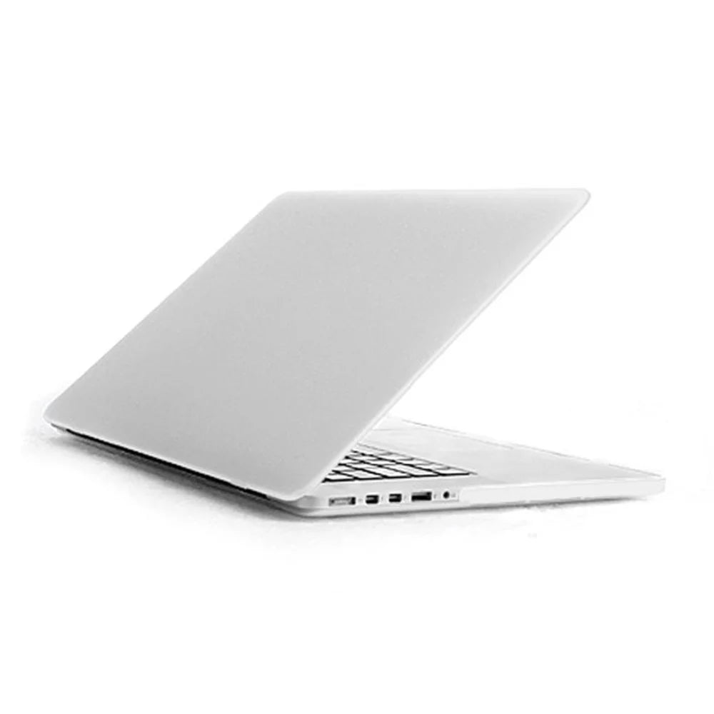 White ENKAY HAT PRINCE Matte Plastic Case + Keyboard Film + Anti-dust Plugs for MacBook Pro 15.4" w/ Retina Display (A1398) - 2