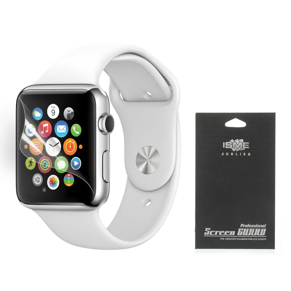 HD Clear LCD Screen Guard Film for Apple Watch 42mm (with Black Package) - 1