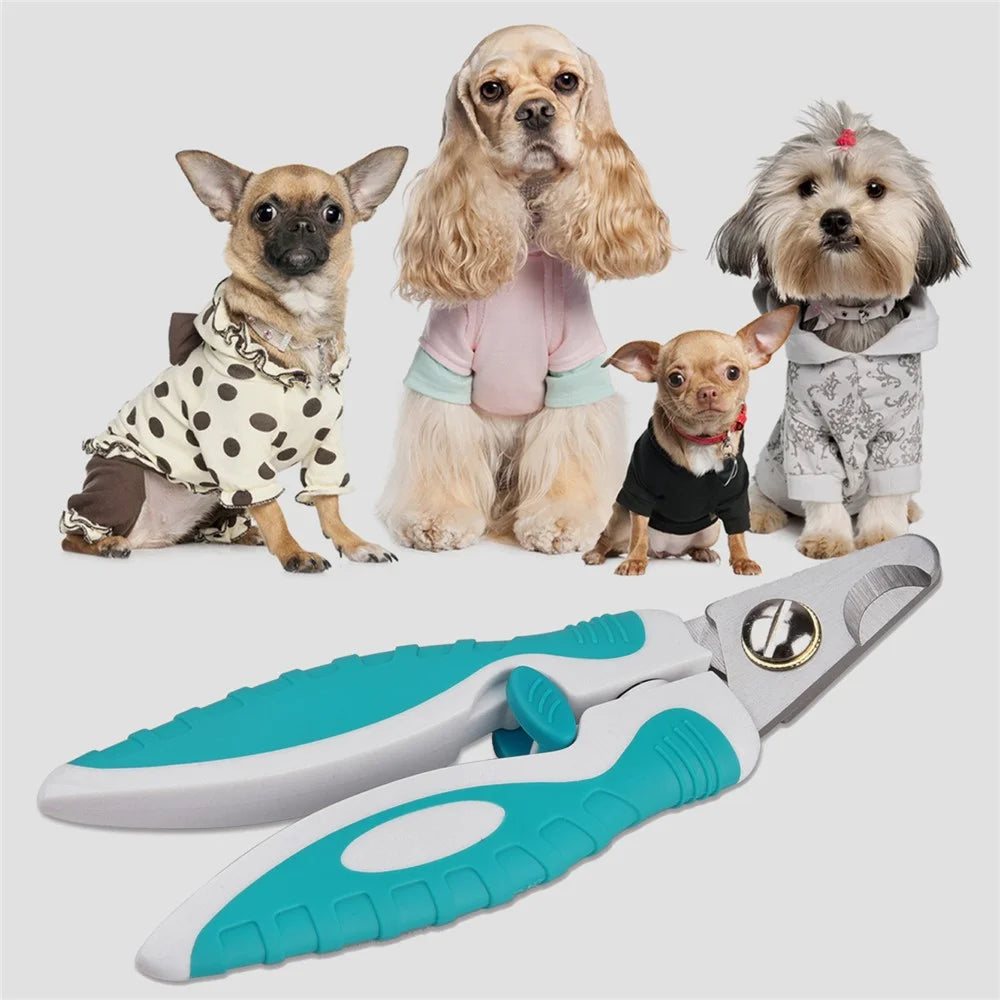 Pain-free Pet Nail Clipper Cutter Grinders for Cats Dogs Nails Care Tool with File - 1
