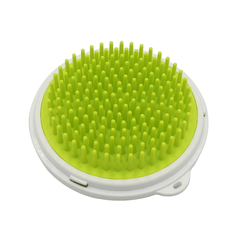Dog Brush Cat Brush Universal Pet Massage Comb Multifunction Brush Pet Gift - Green - 7