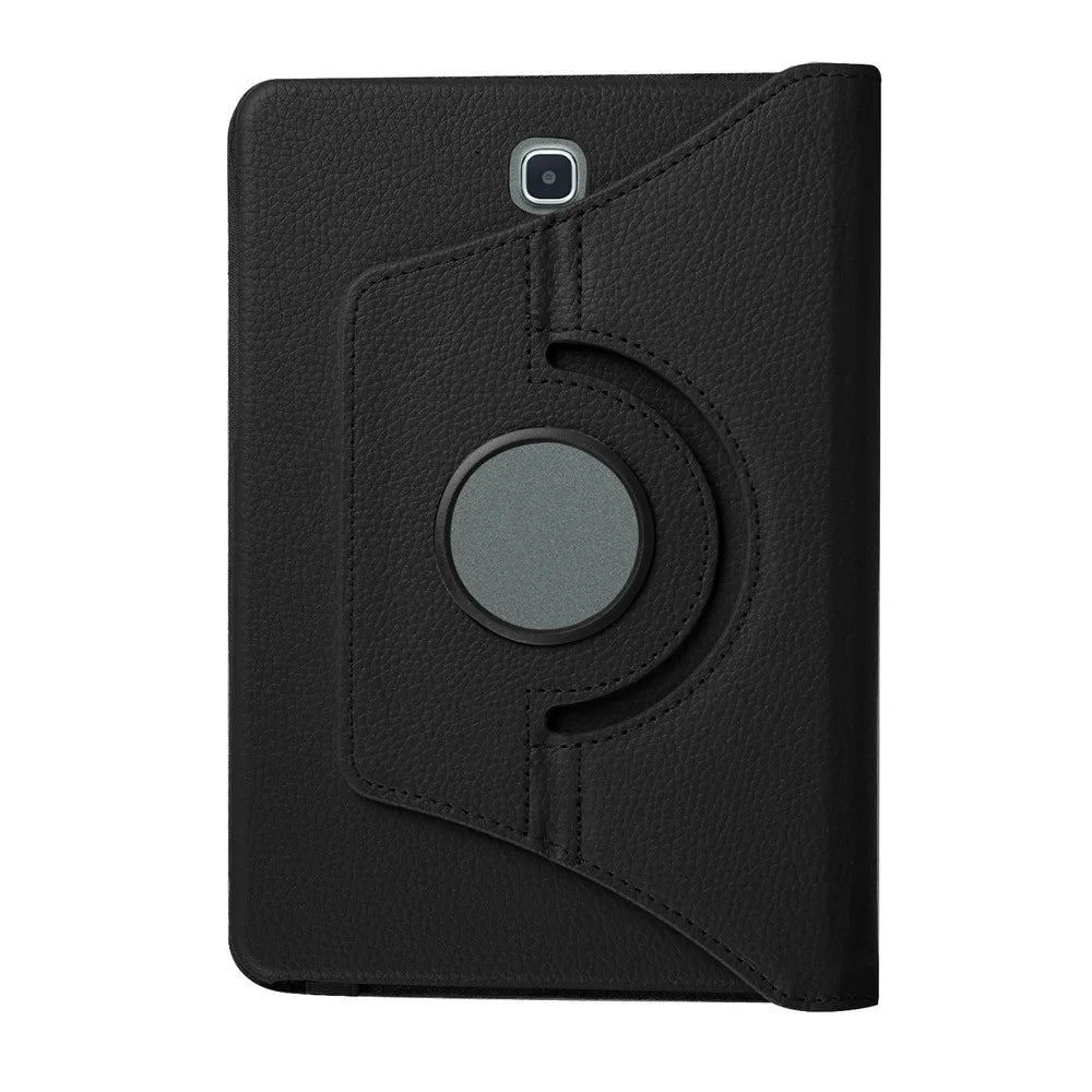 Litchi Texture Rotary Stand Leather Case for Samsung Galaxy Tab S2 8.0 - Black - 2