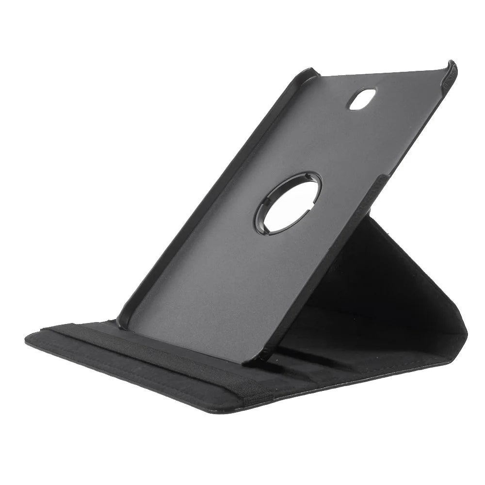 Rotary Stand Leather Flip Case for Samsung Galaxy Tab S2 8.0 T710 T715 - Black - 5