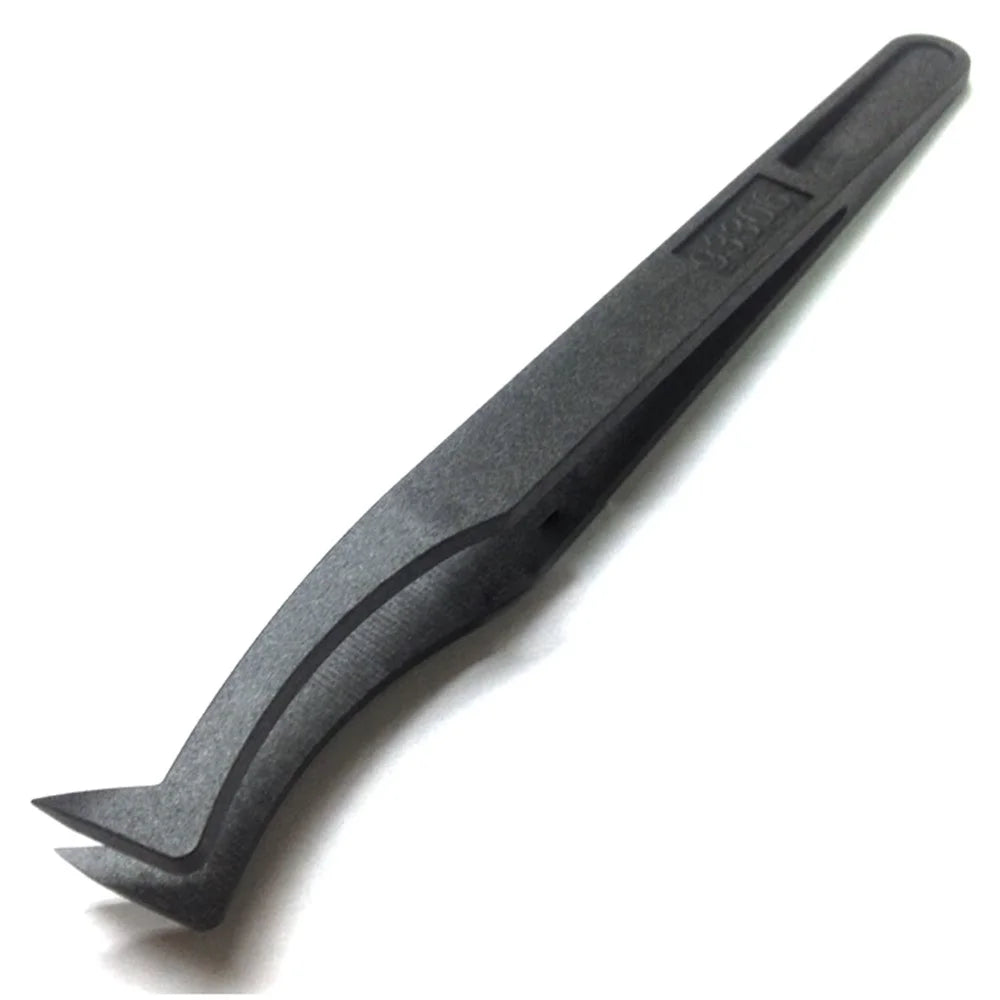 Anti-static Plastic Bend Tweezer Repair Tool - 1