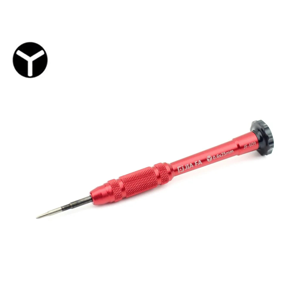 Professional Non-slip Handle 0.6 Tri-wing Screwdriver - Red - 1