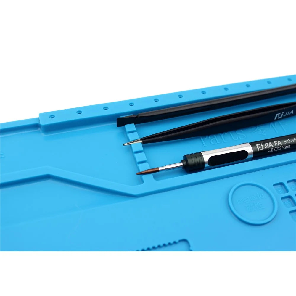 Heat Insulation Silicone Pad Soldering Station Mat Maintenance Platform for Phone Repair - 7