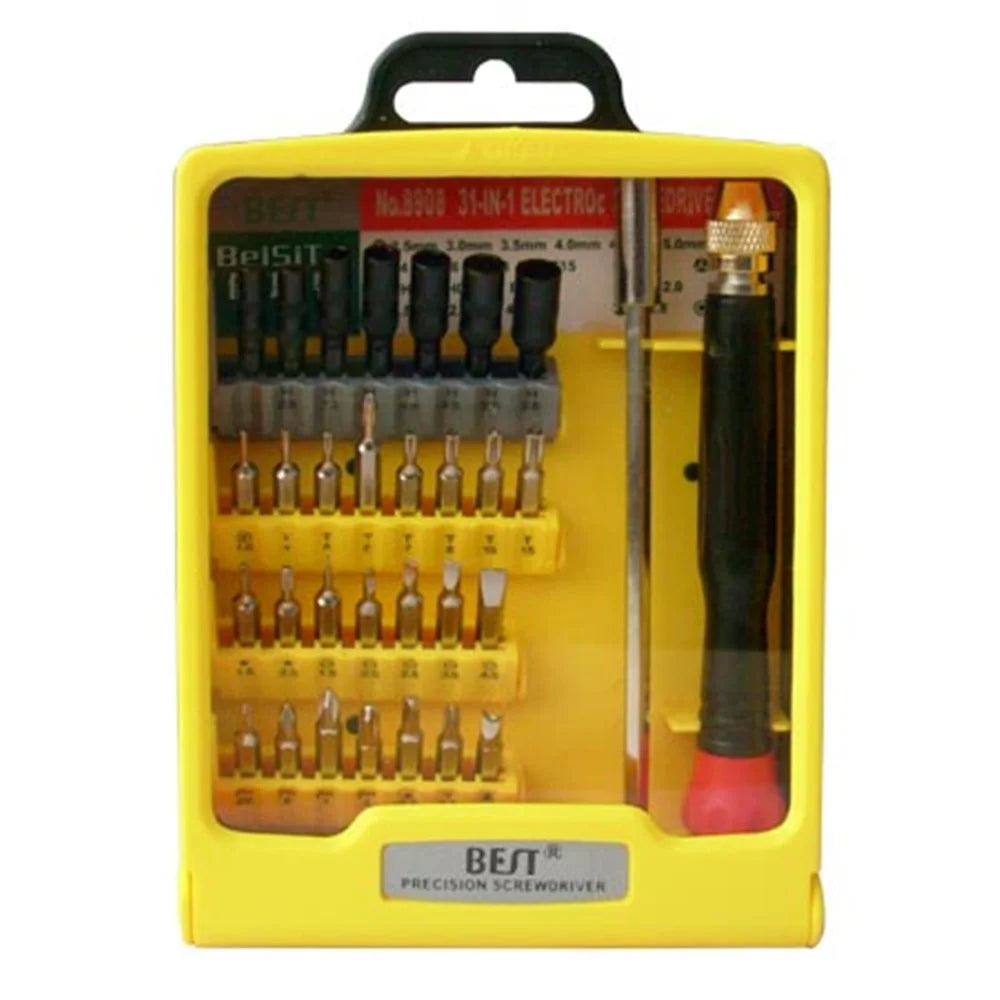 BEST BST-8908 Multipurpose Anti-static Screwdriver Repair Set for Phone PC Electronics Repair - 1