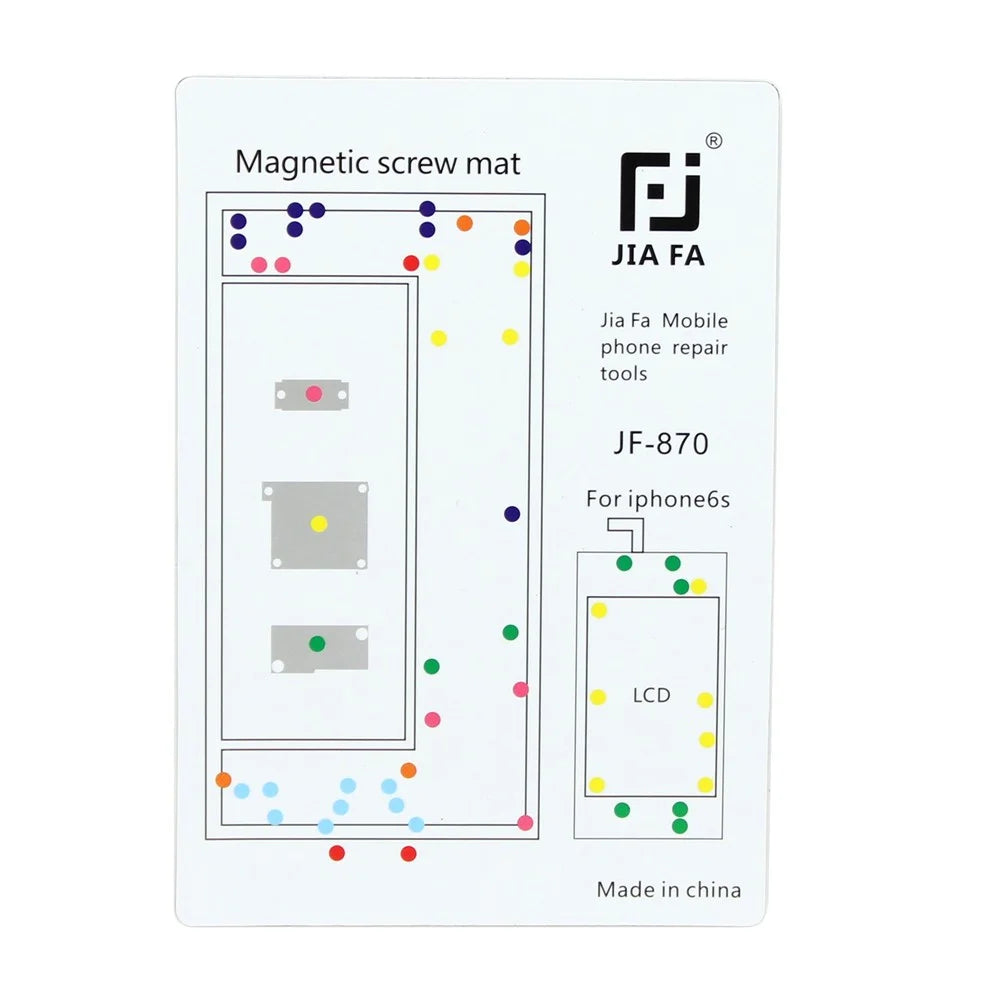 JIAFA JF-870 Magnetic Screw Mat Phone Repair Tool for iPhone 6s 4.7-inch - 1