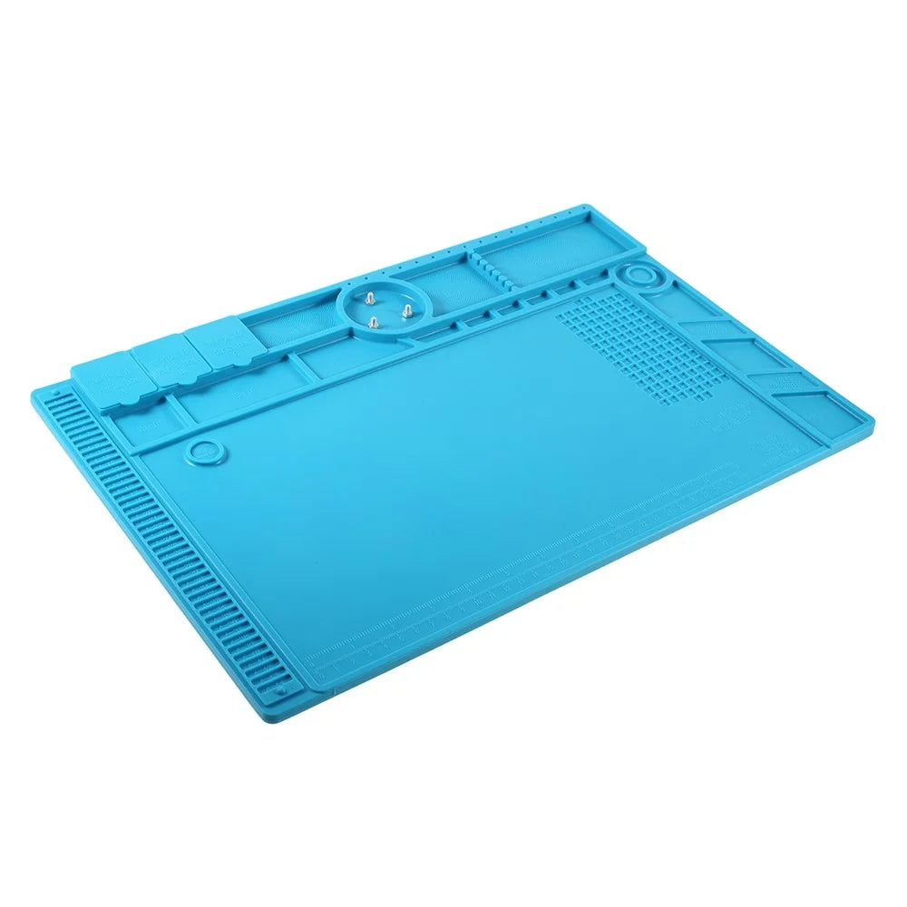 S-190 Silicone Pad Maintenance Platform Mat High Temperature Resistant Microscope Mount Plate - 2