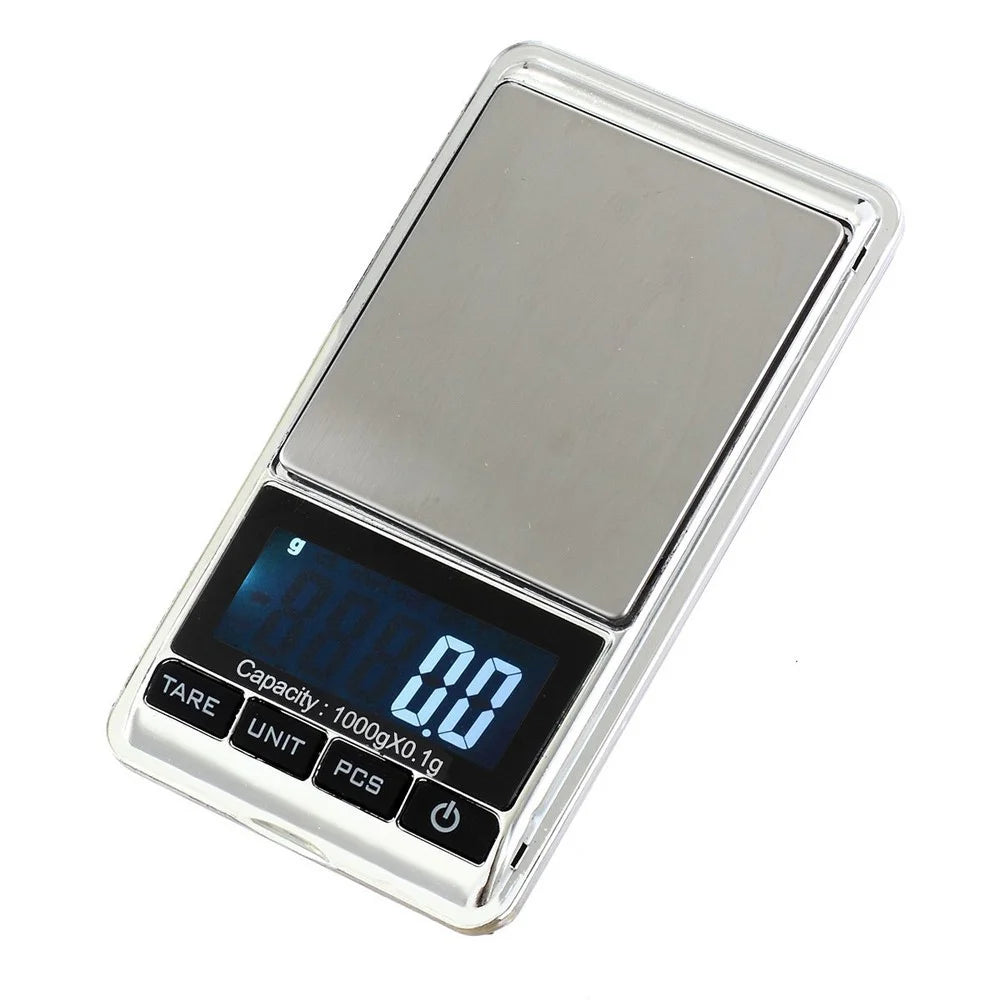 1000g/0.1g Pocket Digital Scale Jewelry Weigh Balance LCD Display - 3