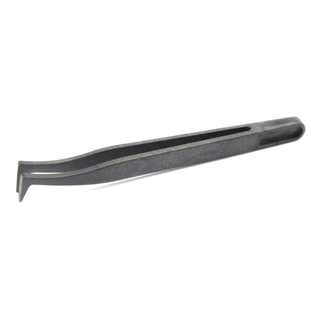 JF-S16 Professional Carbon Fiber Curved Tweezers - 1