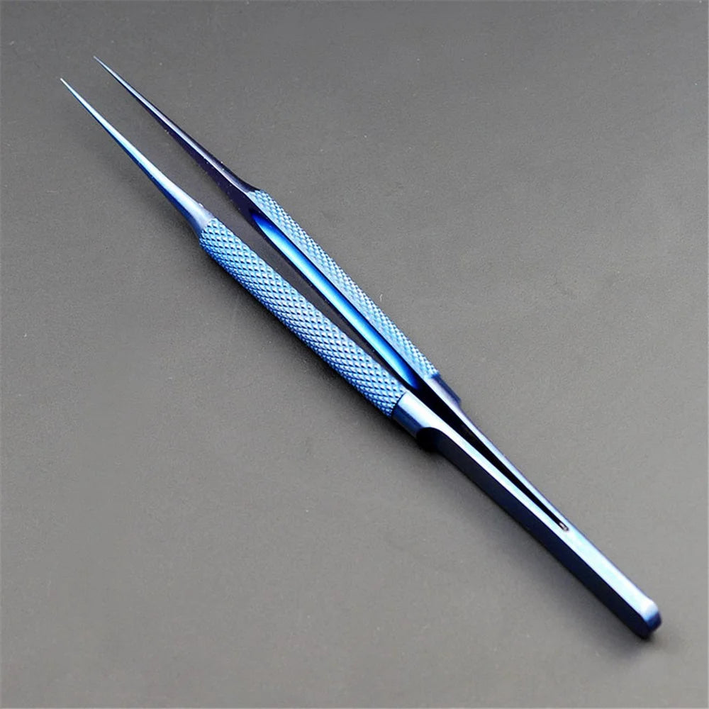 0.15mm Titanium Alloy Fingerprint Jump Wire Tweezer for Mobile Phone Mainboard Maintenance - Straight Tip - 7