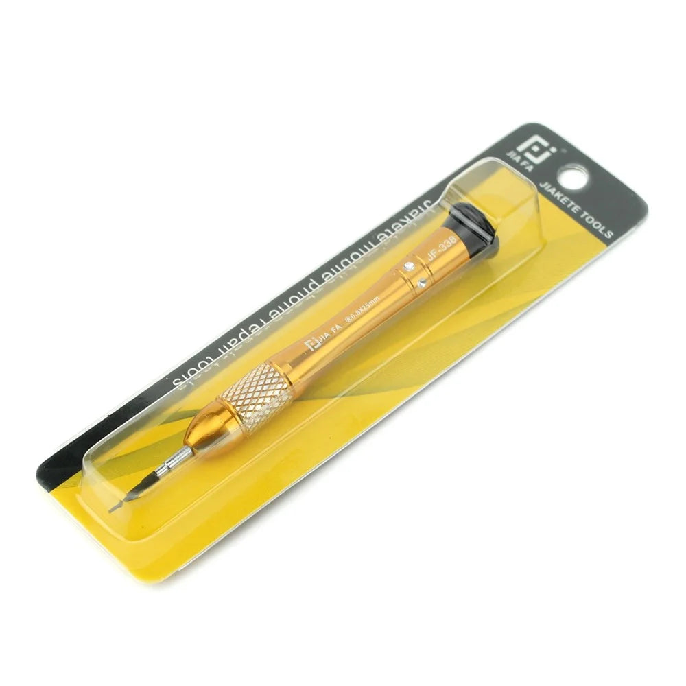 Anti-slip Handle Y0.6x30mm Tri-wing Screwdriver Repair Tool - Gold Color - 6