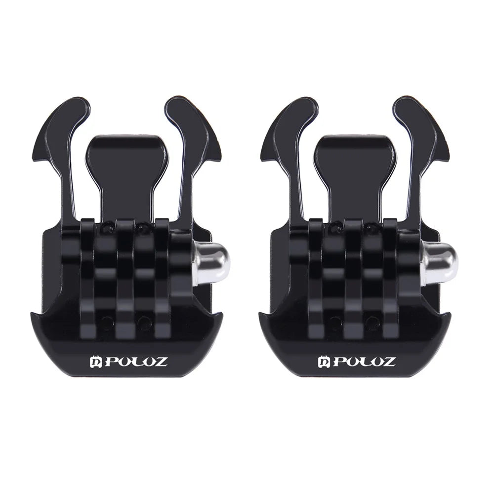 2PCS / Pack PULUZ PU06 Quick Release Buckle Mount for GoPro / Insta360 / DJI Action Camera - 2