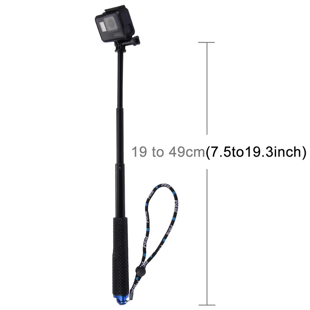 PULUZ PU150 Handheld Extendable Pole Monopod for GoPro Hero 7/6/5/5 Session/4Session/4/3+/3/2/1, DJI Osmo Action Camera - 4