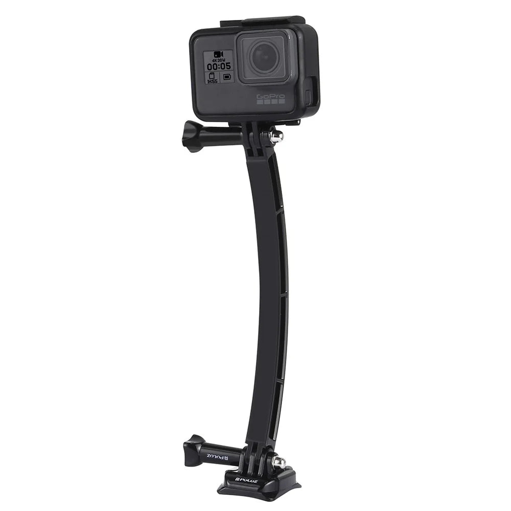 PULUZ PU78 Outdoor Motorcycle Cycling Helmet Extension Arm Set for GoPro Hero 6/5/5 Session/4 Session - 4