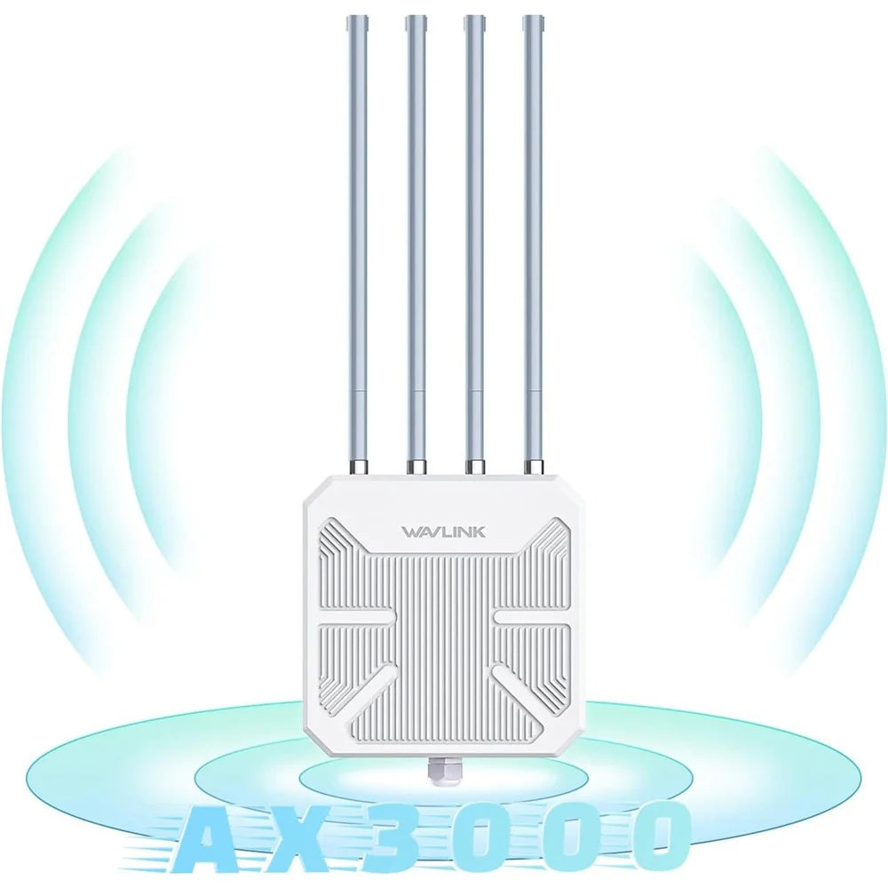 WAVLINK WN573HX3 WiFi 6 Repeater Dual Band Outdoor Wireless Router for Courtyard RV - US Plug - 2