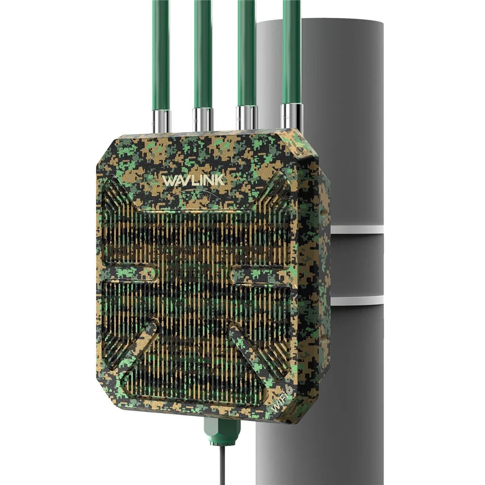 WAVLINK WN573HX3 Outdoor AX3000 Dual Band WiFi 6 Extender for Courtyard RV Wireless Router - AU Plug - 3