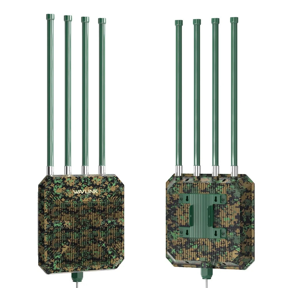 WAVLINK WN573HX3 Outdoor AX3000 Dual Band WiFi 6 Extender for Courtyard RV Wireless Router - AU Plug - 4