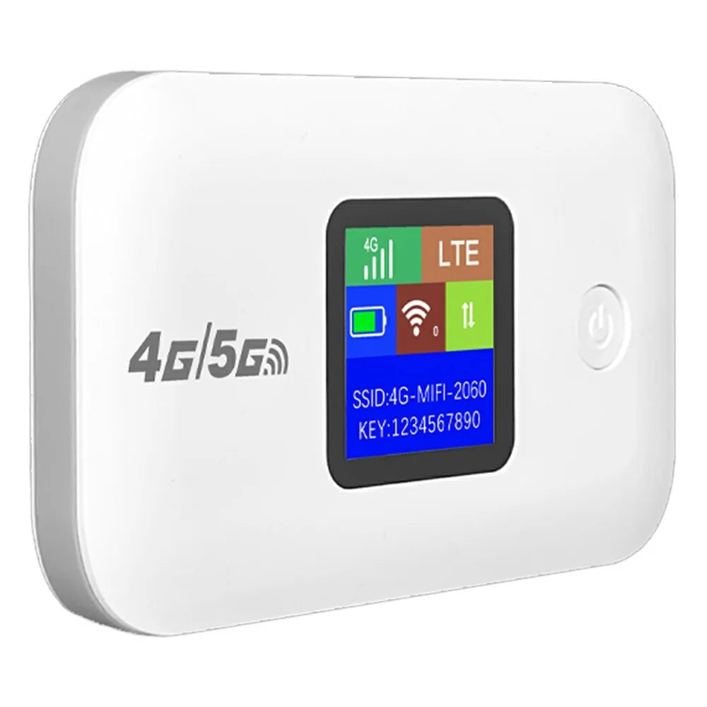 A8-E Eurasian Version Portable 4G LTE Pocket WiFi Router Wireless Network Hotspot Mobile Broadband Device - White - 2