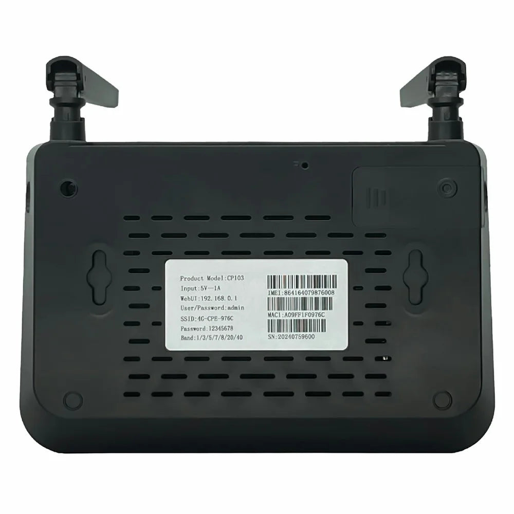CP103 Eurasian Version LTE WIFI Router Home SIM Card 4G 300Mbps Wireless Network Single Port Router - US Plug - 3