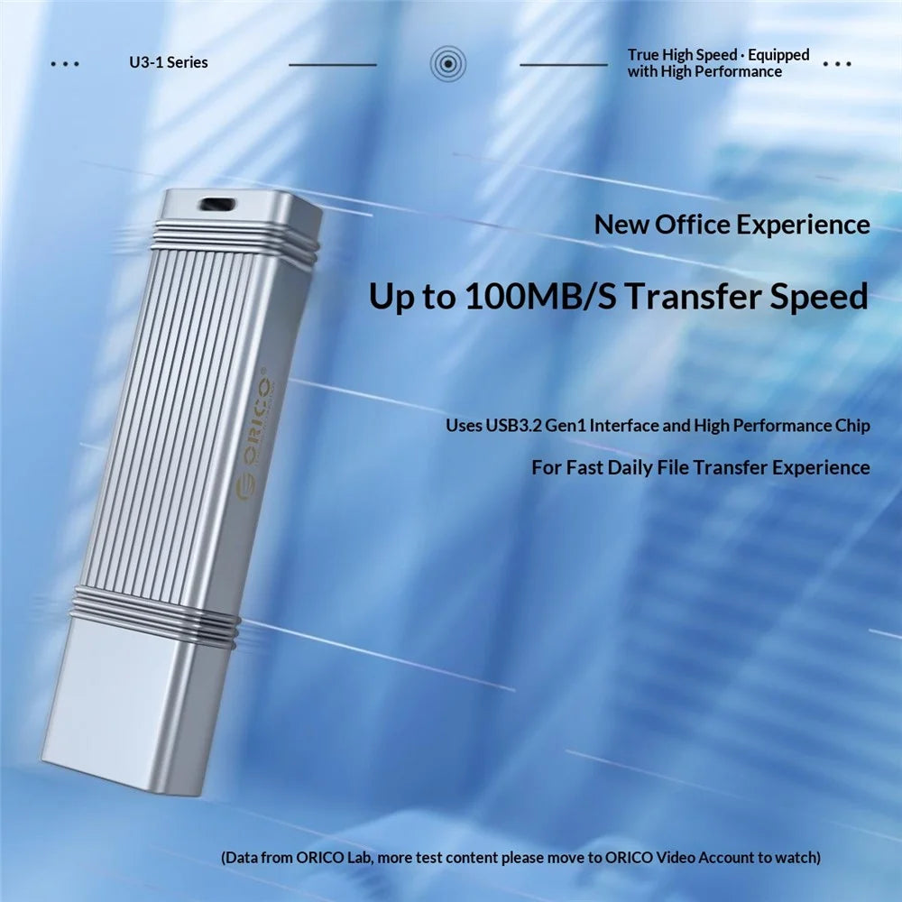 ORICO-U3-I-C32G-SV-BP 32GB USB 3.0 Drive High Speed Data Transfer Portable Flash Disk - 3