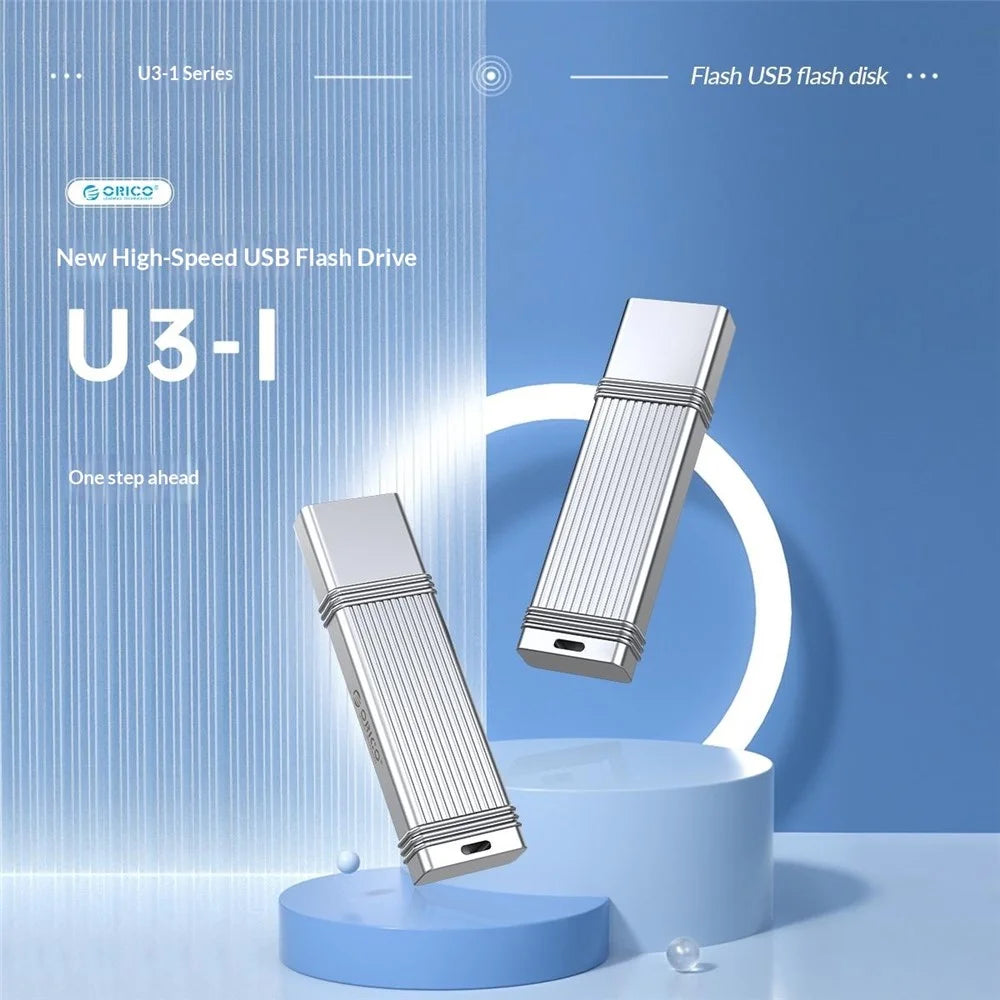 ORICO-U3-I-C64G-SV-BP 64GB USB 3.0 Flash Drive High Speed Data Transfer Portable Thumb Stick For Windows MacOS Linux Android - 2