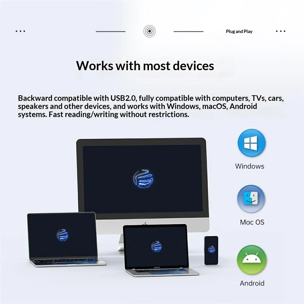 ORICO U3-I-A64G-SV-BP USB 3.0 Flash Drive 64GB High Speed Data Storage Device U Disk for Windows / MacOS / Linux / Android / iPadOS - 6