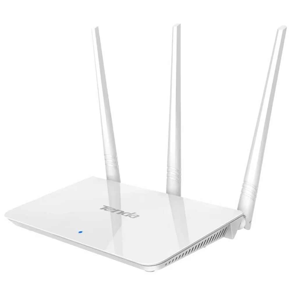 TENDA F3 Wireless Router 300M WiFi 3x5dBi Antennas Fiber Broadband for Home, EU Plug - 2