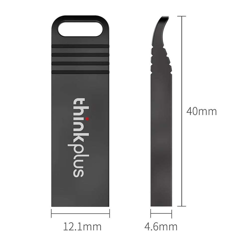 LENOVO Thinkplus MU221 8G USB2.0 U-Disk Data Transfer Computer Memory Stick Zinc Alloy USB Flash Drive - 5