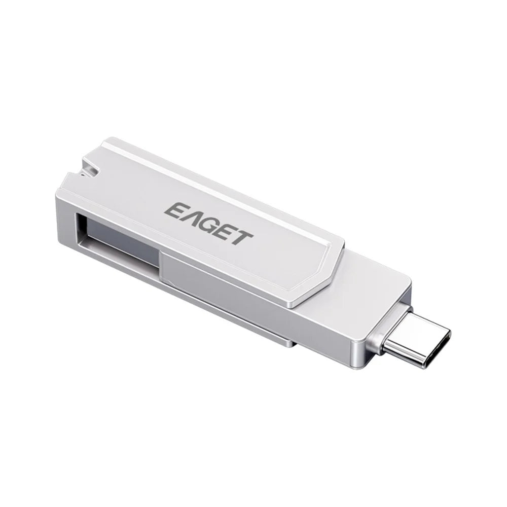 EAGET CF22 64GB Memory Stick 2-in-1 Type C+USB 3.0 Flash Drive for Type-C Phone Tablet Laptop - 6