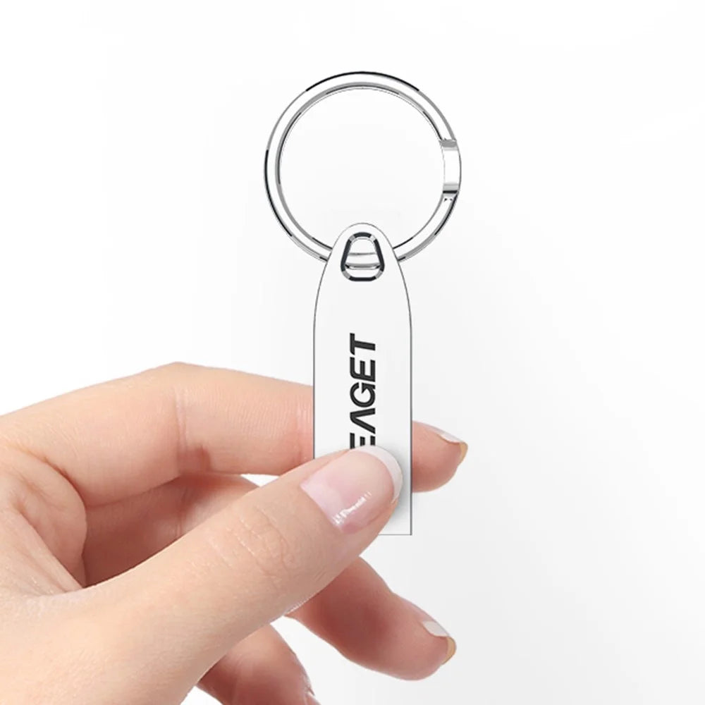 EAGET U3 8G USB Flash Drive Compact Size USB 2.0 Memory Stick with Hanging Ring for Laptop, TV, Car Audio - 2