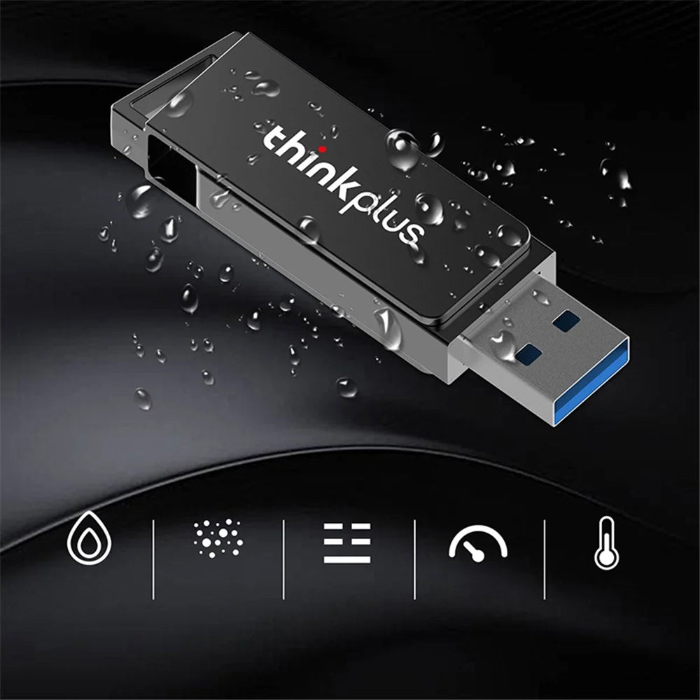 LENOVO THINKPLUS MU241 128G USB Flash Drive High-speed USB 3.0 Data Storage Thumb Stick for Laptop Computer - 6