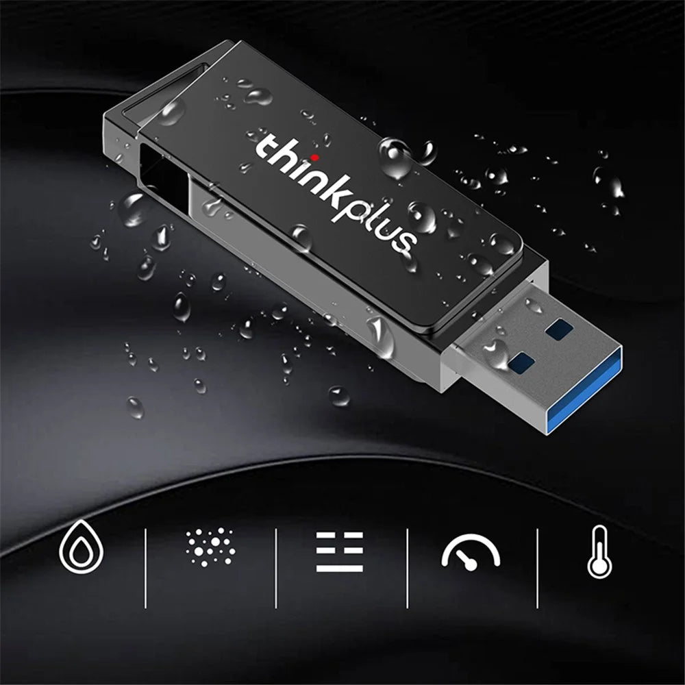 LENOVO THINKPLUS MU241 32G Data Storage Thumb Stick Rotating Design High-speed USB 3.0 Flash Drive - 7
