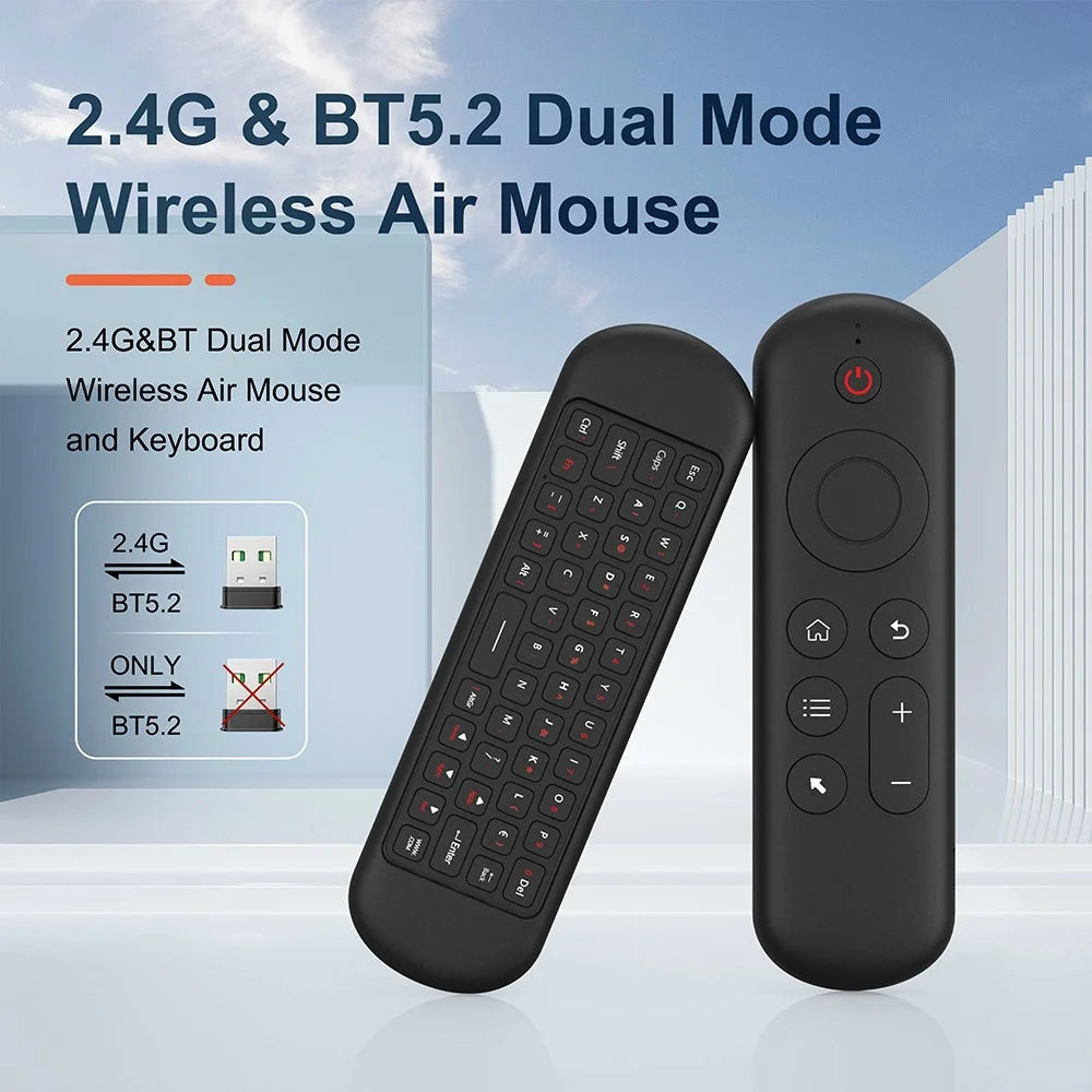 M5 2.4G+BT 5.2 Dual Mode Wireless Air Mouse Keyboard Fly Mouse Wireless Remote for Android TV Box / PC / Smart TV / Projector / HTPC - 2