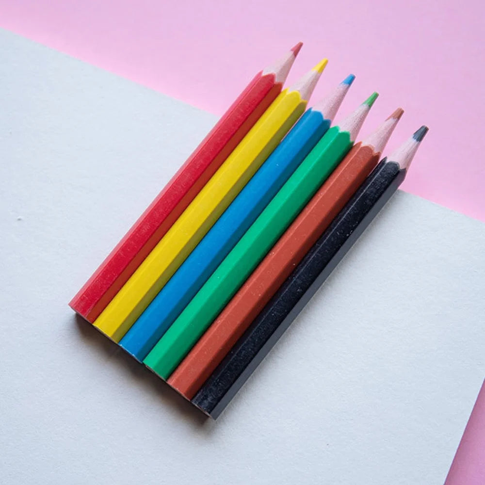 3.0mm Core Erasable Colored Pencils 6Pcs / Set Color Drawing Pencil - 2