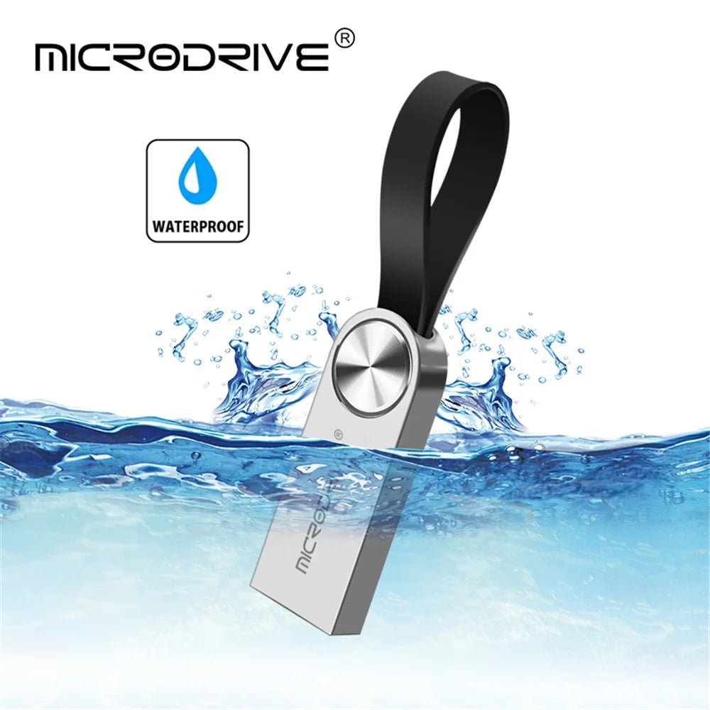 MICRODRIVE 128GB USB Flash Drive CD Veins Round Decor Computer U-disk - Black+Red - 3