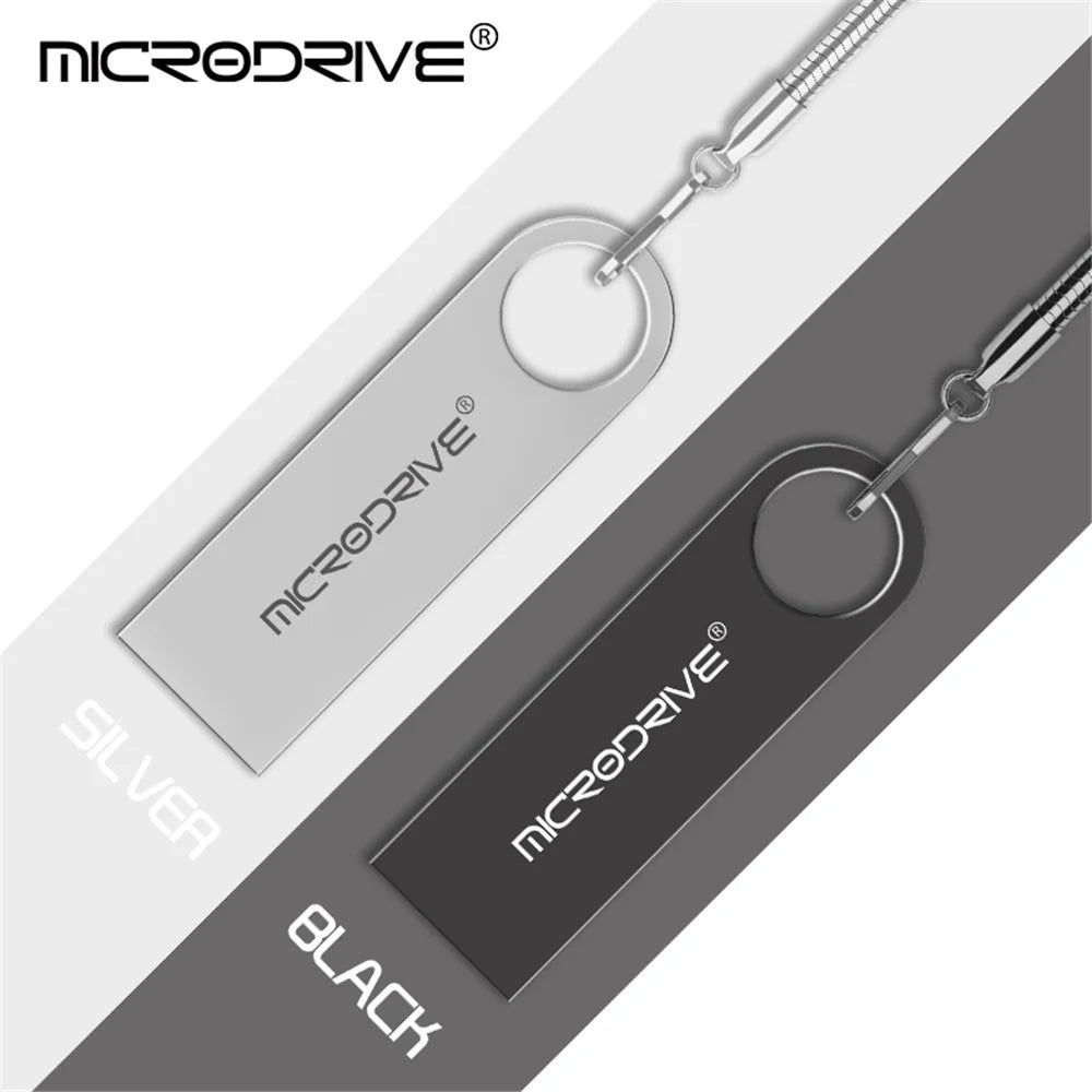 MICRODRIVE E9 Portable 8GB U-disk Metal USB 2.0 Flash Drive for Laptop Computer - Pink - 2