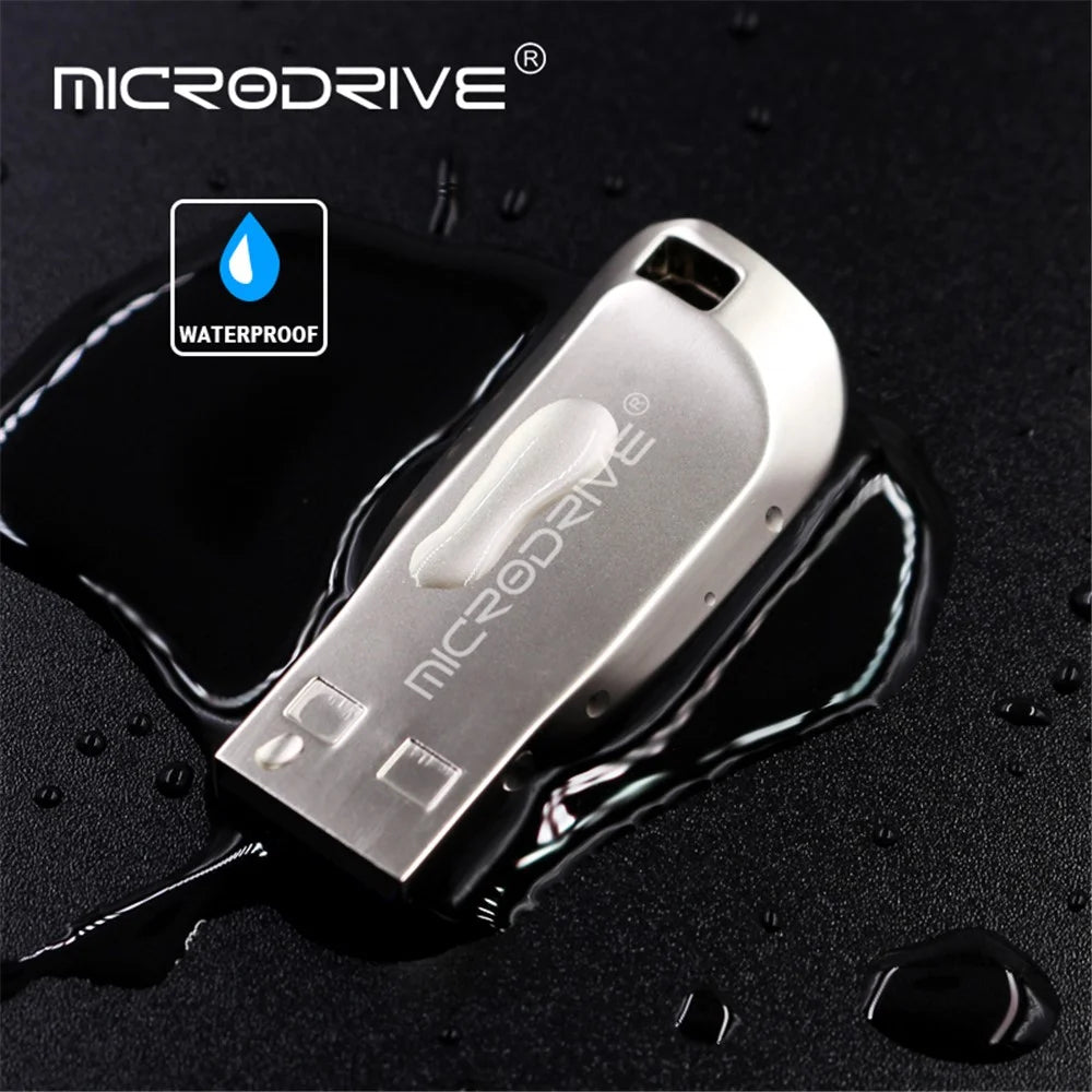 MICRODRIVE CZ50 16GB U Disk Data Storage USB 2.0 Flash Thumb Drive - Silver - 5