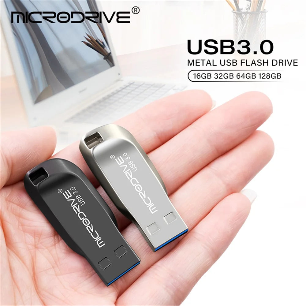 MICRODRIVE CZ50 16GB High Speed Transfer Data USB 3.0 Flash Drive Thumb Stick - Black - 3