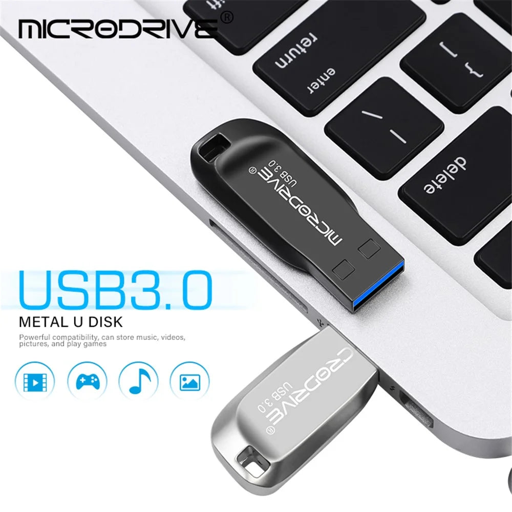 MICRODRIVE CZ50 16GB High Speed Transfer Data USB 3.0 Flash Drive Thumb Stick - Black - 4