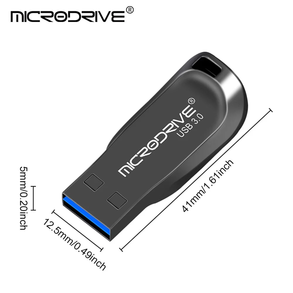 MICRODRIVE CZ50 16GB High Speed Transfer Data USB 3.0 Flash Drive Thumb Stick - Black - 6