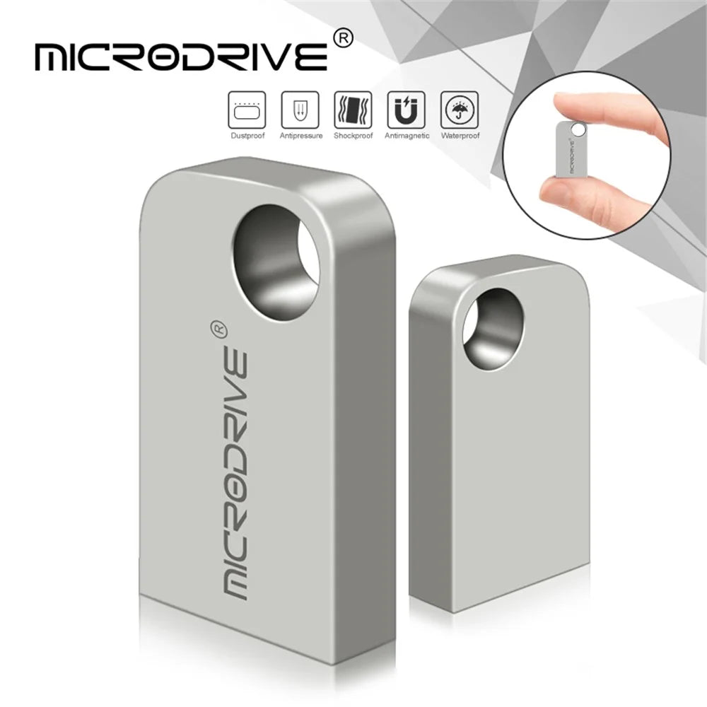 MICRODRIVE 32G High Speed USB 2.0 Flash Drive Mini Thumb Drive USB Stick - 5