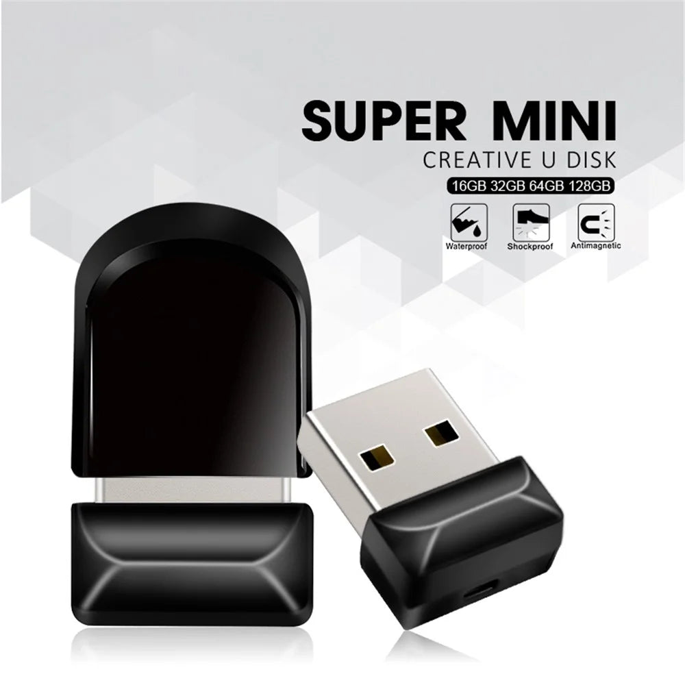 MICRODRIVE 4GB USB 2.0 Plastic Flash Drive Mini U-disk for Computer Laptop - 6