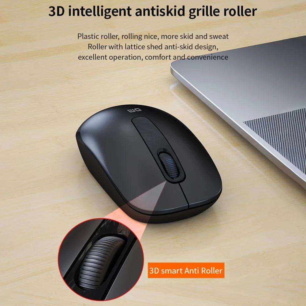 DM K6 Slim Mouse 2.4GHz Wireless Business Working Mouse (without Battery) - 4