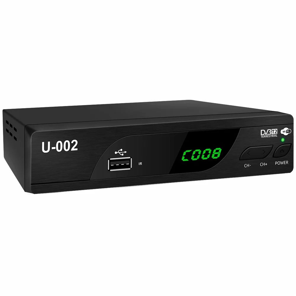 H.264 DVB-T2 U-002 WiFi TV Box Smart 1080P TV Box - US Plug - 2