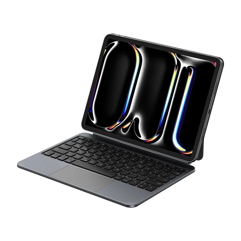 WIWU MK-004 For iPad 10.9 (2022) Bluetooth-Compatible Keyboard Magnetic Leather Tablet Protective Case - 4