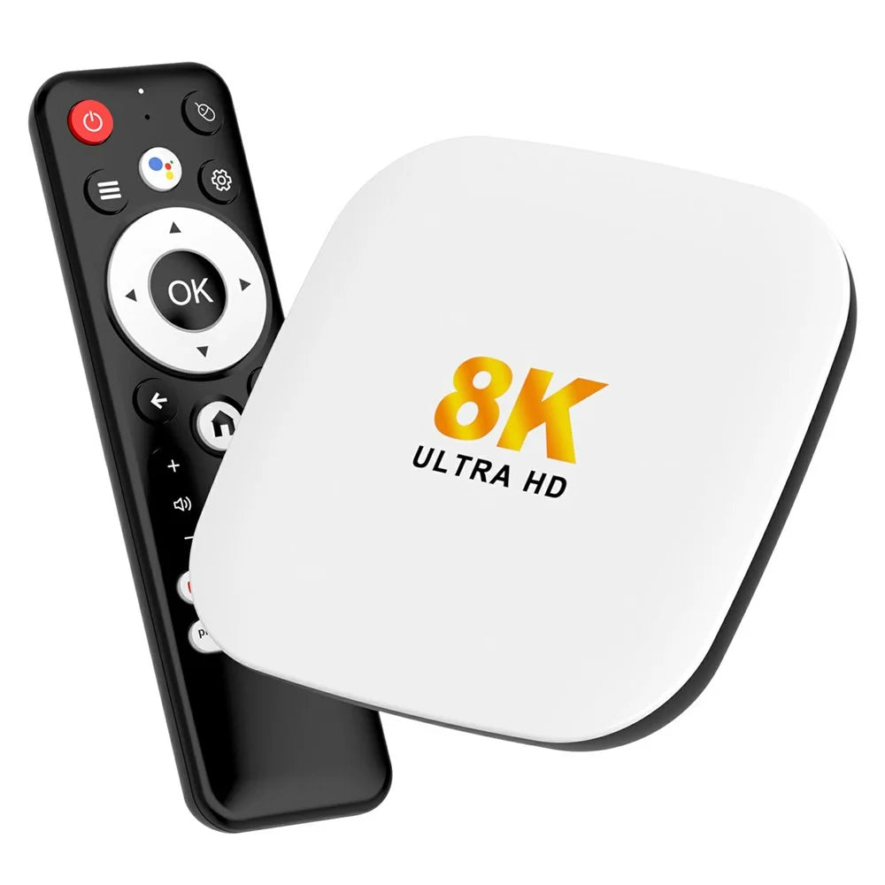 H96 MAX M2 Plus RK3528 Android 14.0 TV Box 4GB RAM + 32GB ROM 8K Ultra HD Streaming Device WiFi 6 BT5.4 Media Player - US Plug - 1