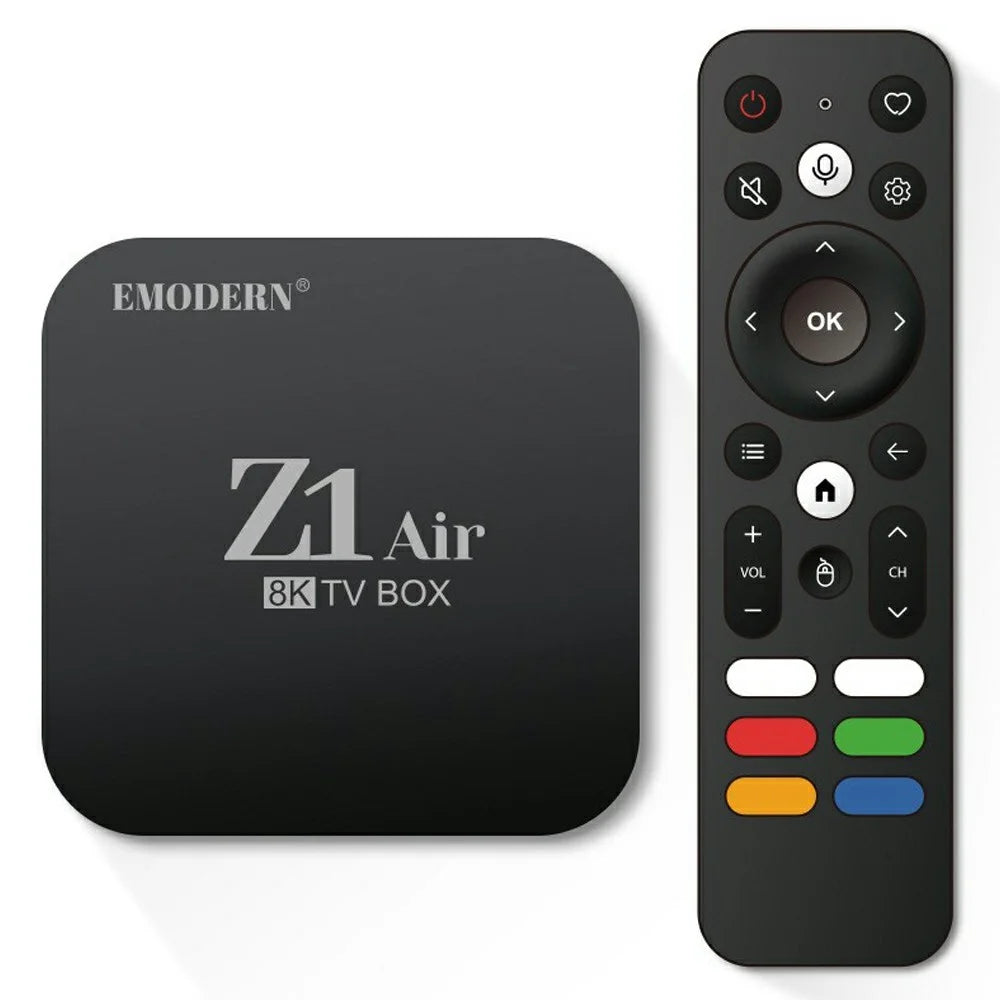 EMODERN Z1 AIR 2+8GB Android 15.0 TV Box 8K Ultra HD 2.4G  /  5G WiFi Bluetooth-compatible Voice Remote - Black - 2