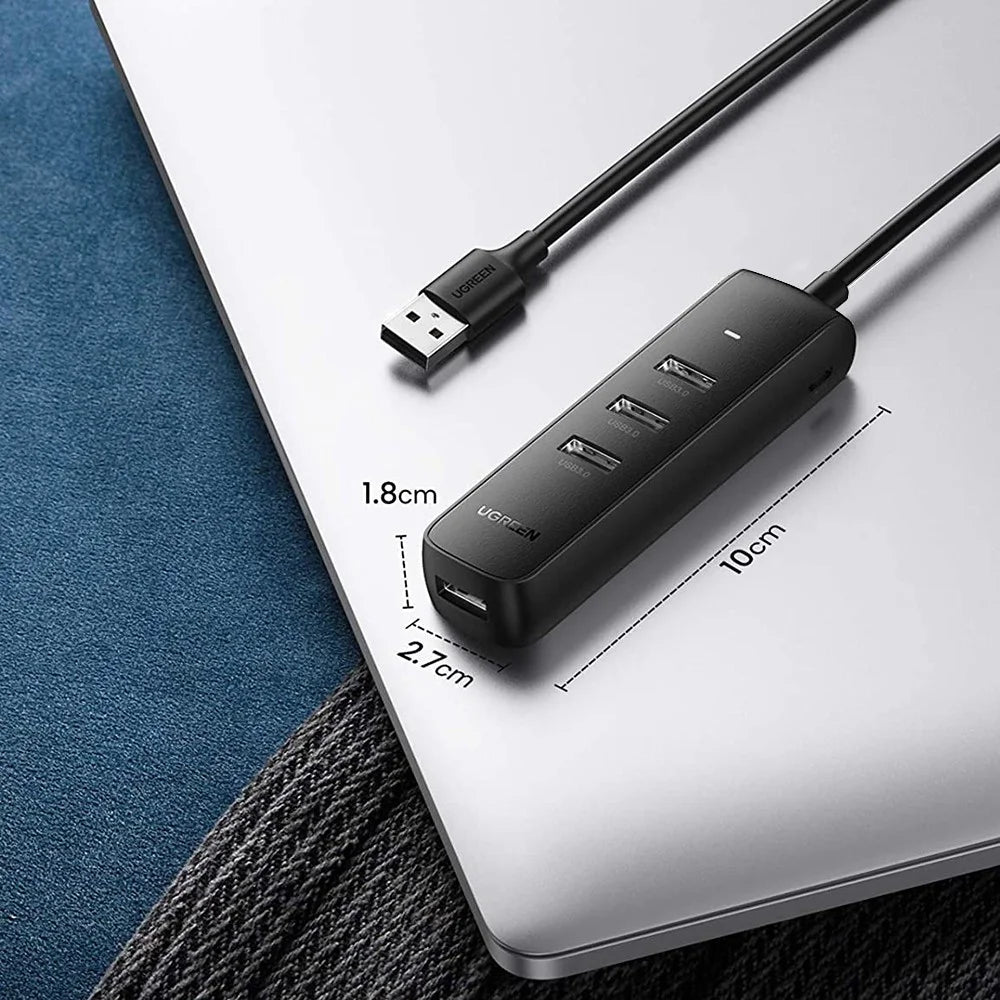 UGREEN 20487 1m Multi-port USB Hub Adapter USB 3.0 5Gbps Data Transfer Converter for iMac/Surface Pro/XPS/PS4/PS5/Xbox One/Flash Drive/Mobile Hard Drive - 5